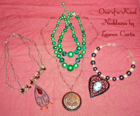 New 1-of-a-kind necklaces by Lauren Curtis